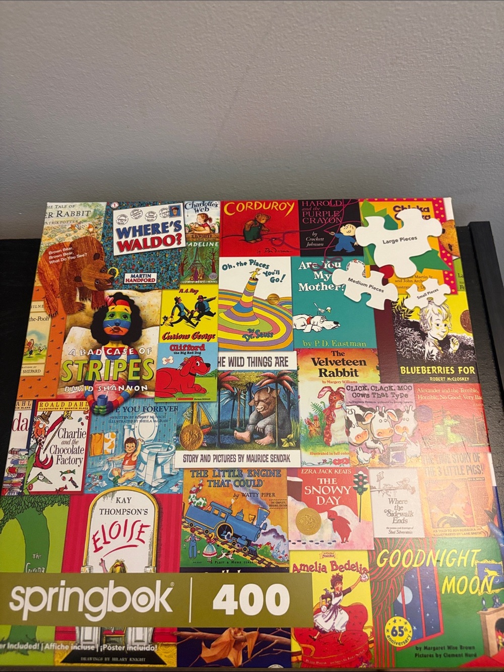 Springbok 400-Piece Kids Puzzle - Colorful Storybook Collage